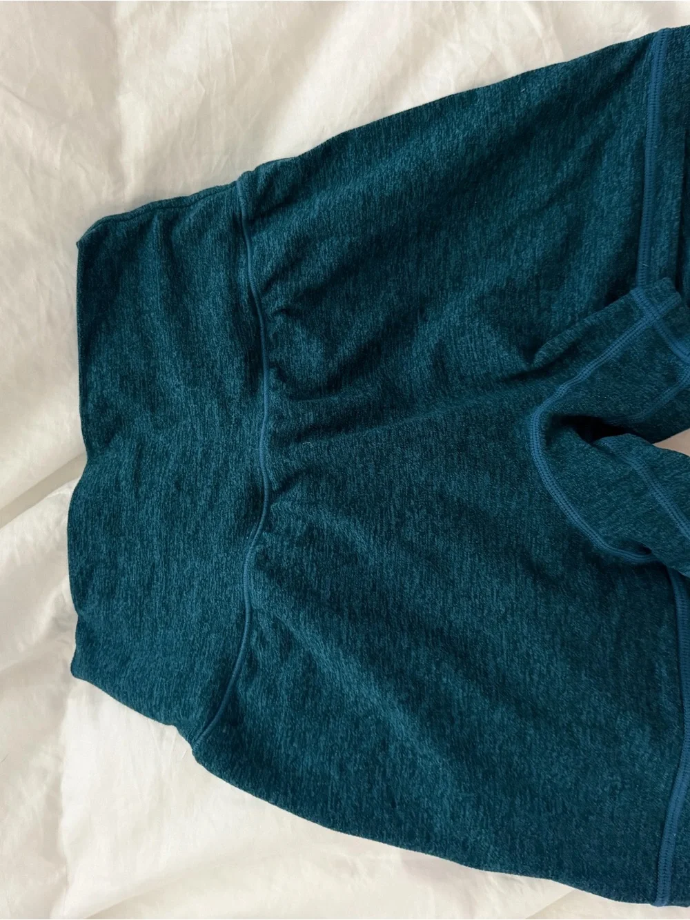 P'tula Deep Teal High-Rise Bike Shorts